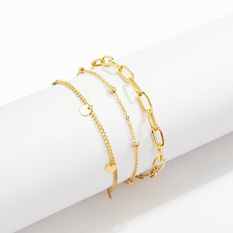 Charm Layered Anklets Bracelet Beach Foot Jewelry