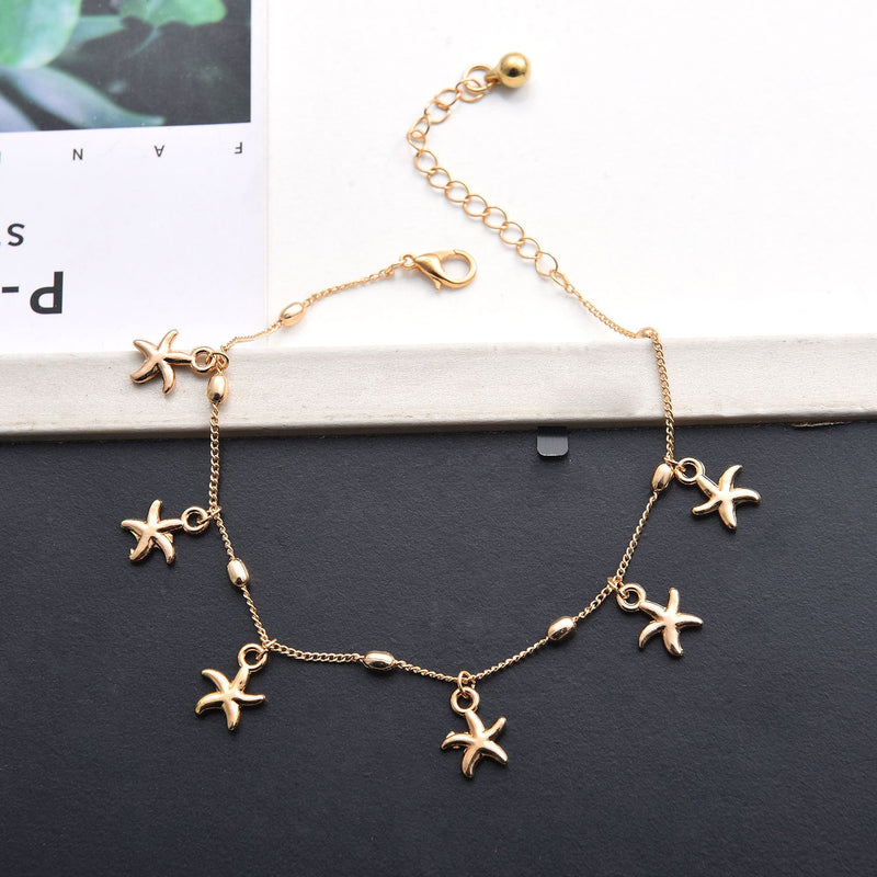 Dolphin Starfish Anklet Jewelry