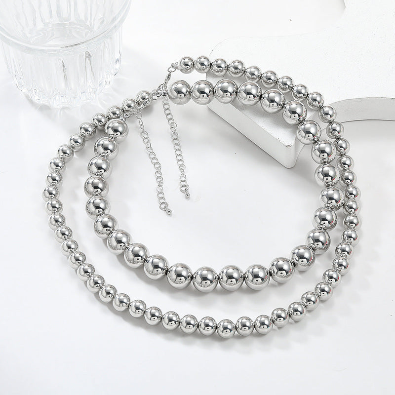 2 Pieces CCB Jewelry Necklace for Woman