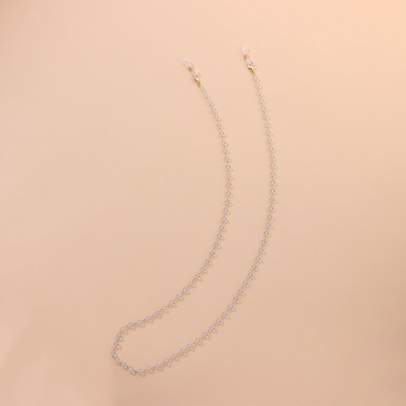 Beaded Eyeglasses Sunglasses Strap Holder Elegant Eyewear Retainer Chain