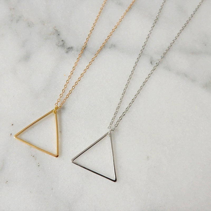 Triangle Charm Necklace