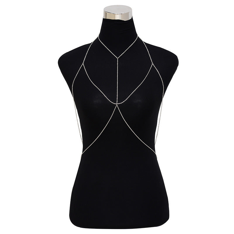 Sexy Chest Chain for Women Shiny Body Chain Jewelry