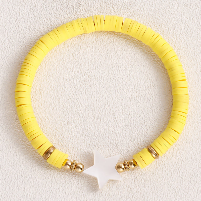 Color Polymer Clay Bracelet for Women