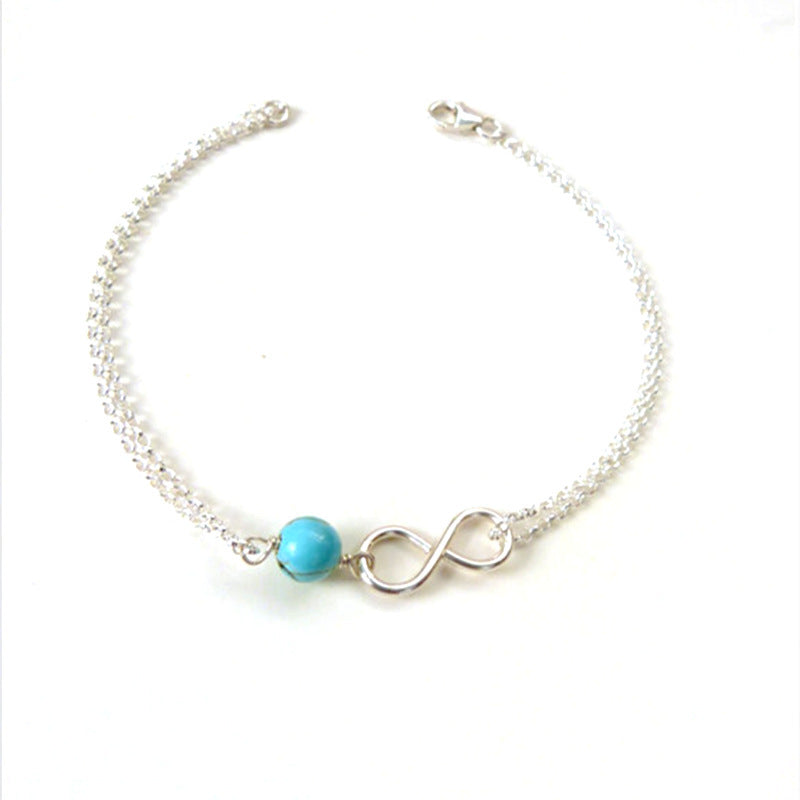 Infinity Double Link Chain Bracelet