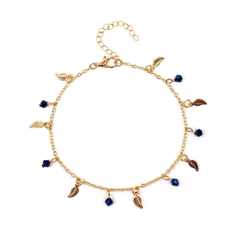 Leaves Charm Anklet Jewelry