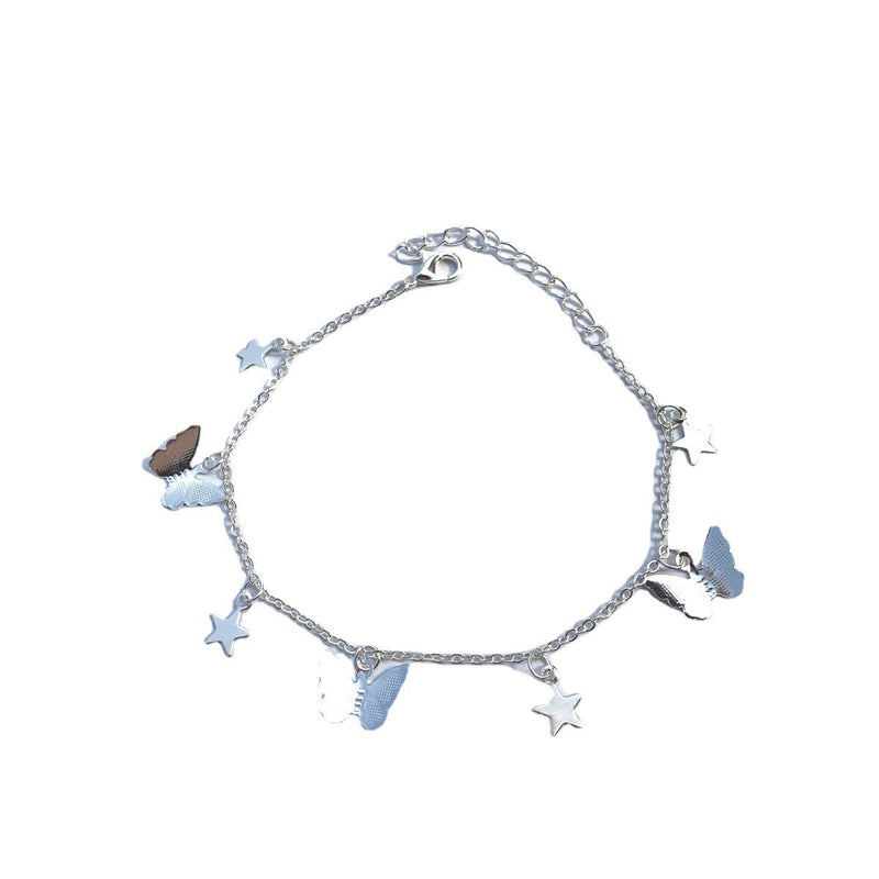 Butterfly Anklets Cuban Link Star Sexy Anklet Chain