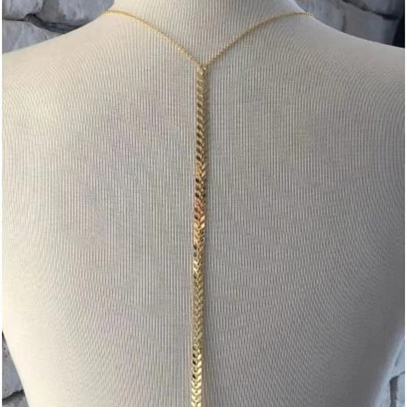 Beach Fringe Body Chain Simple Arrow Chain Chest Women Chain
