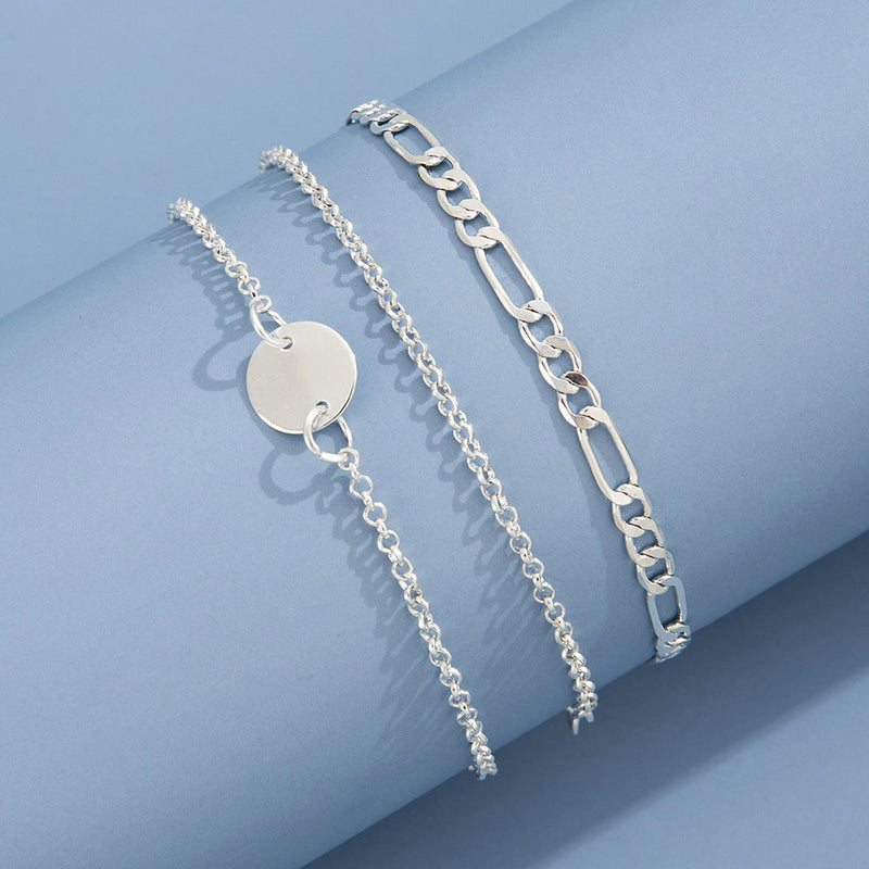 3 Elegant Chain Bracelet Set