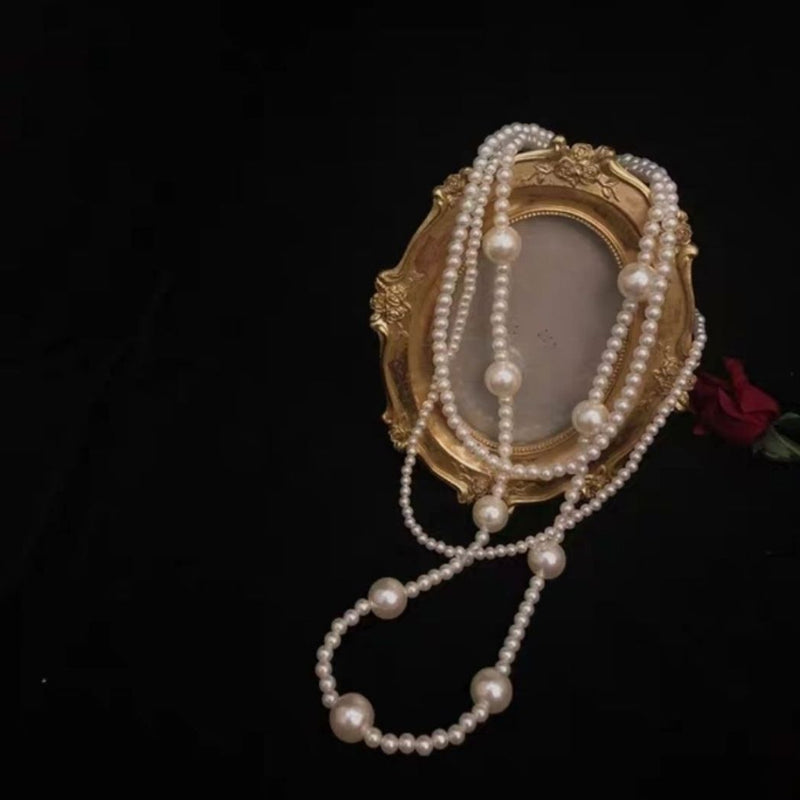 Multi-Strands Necklace Gift Fashion Women Party Jewelry