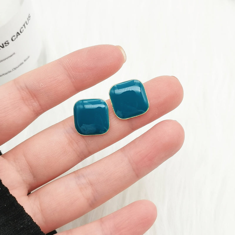 Geometric Simple Square Earrings