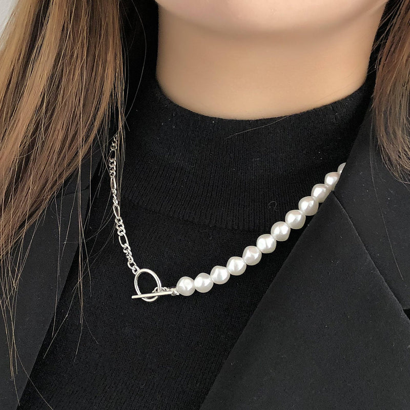 OT Buckle Choker Necklace Jewelry Women