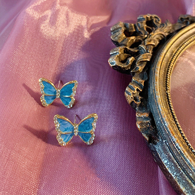 Crystal Butterfly Earring