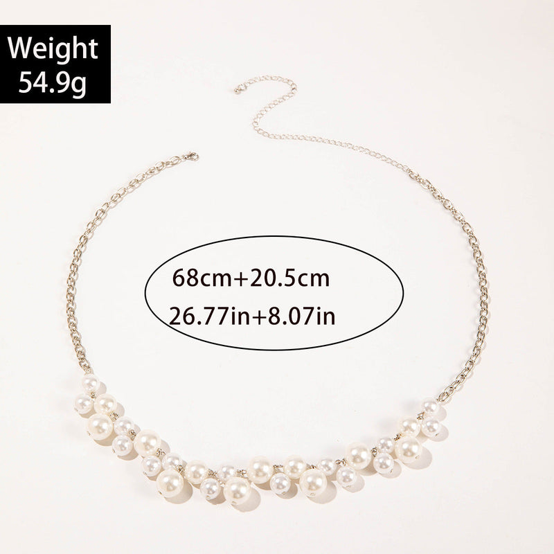 Bestone Rhinestone Chain Waist Multi-layer Body Chain