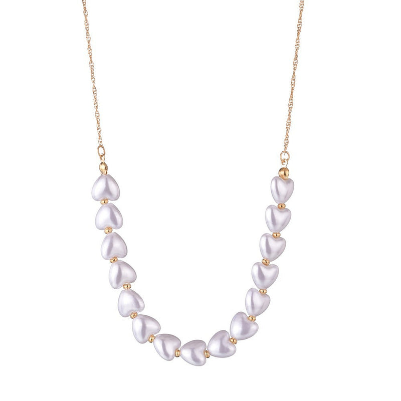Heart Pearl Necklace