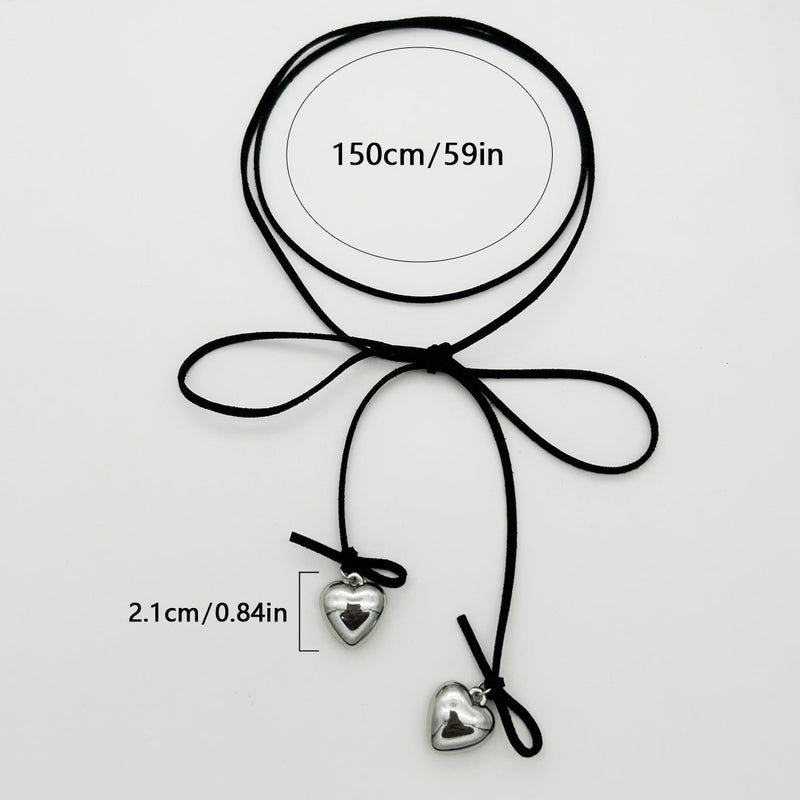 Fashion Big Love Heart Pendant Necklace for Women