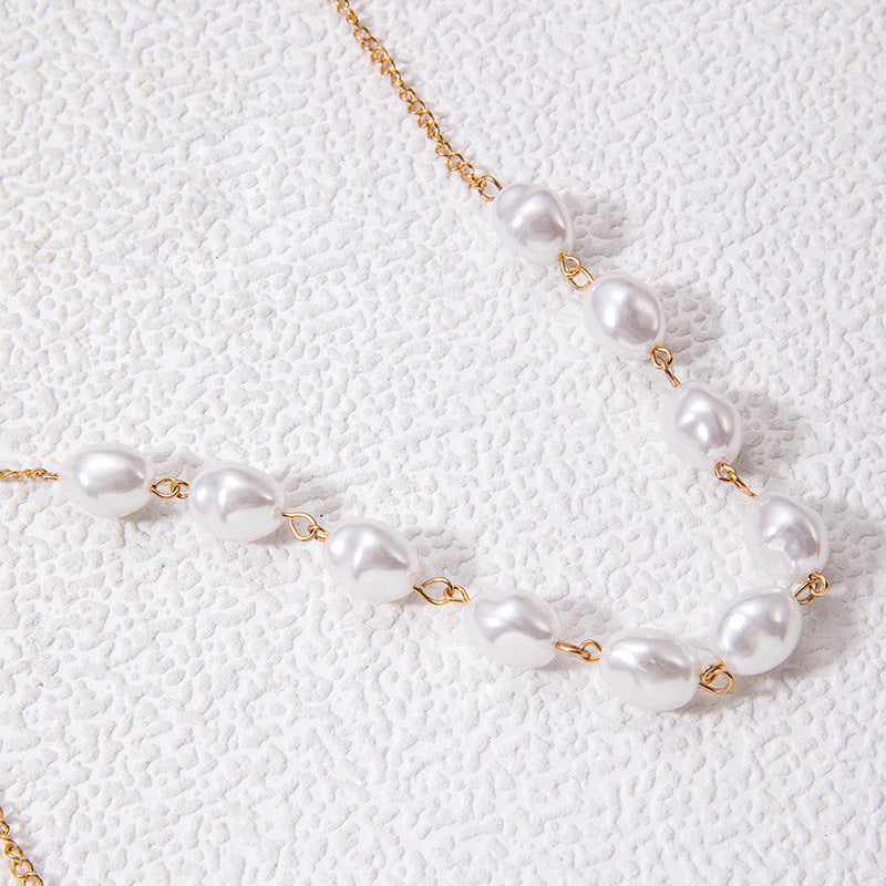 Dainty Boho Pearl Beach Waist Chain