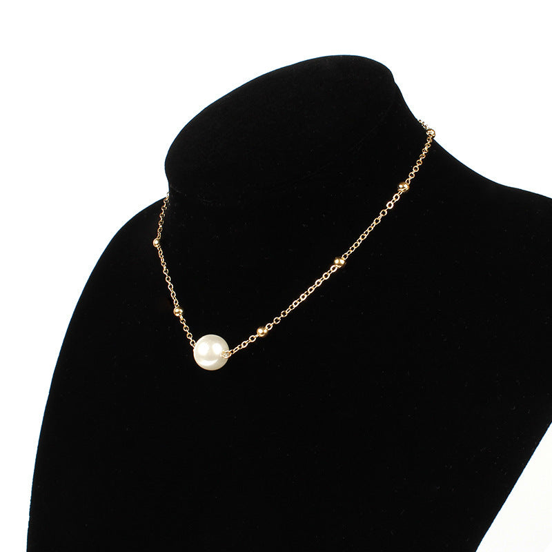 Pearl Bead Chain Necklace