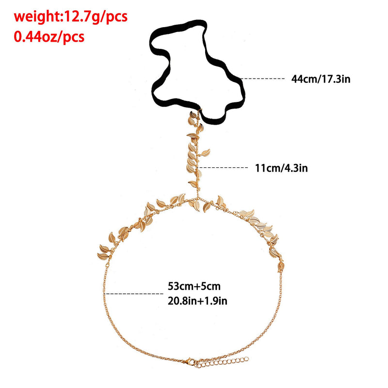 Multi Chain Leg Chain Leaf Sexy Thigh Chain