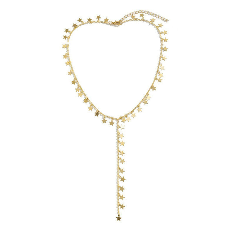 Star Long Tassels Necklaces for Women