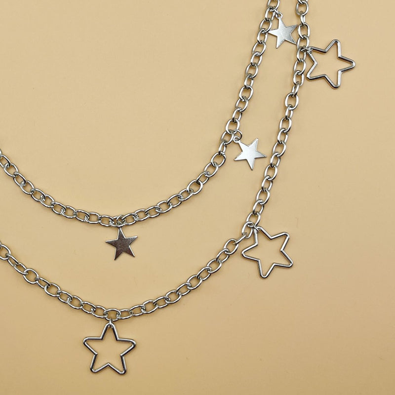 Stars Keychain Punk Trouser Wallet Chain Hip Hop Jeans Chains