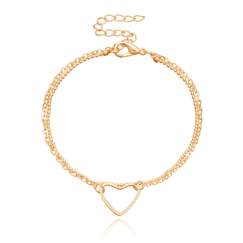 Hollow Cute Heart Bracelet