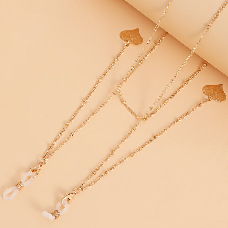 Leaf Charm Eyeglasses Holder Chain Sunglasses Rope Lanyard Straps