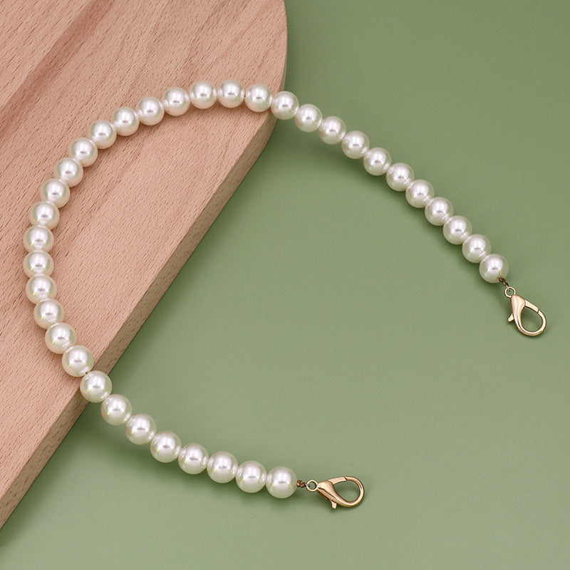 Women's Bag Pearl Chain Shoulder Strap Purse Bag Straps