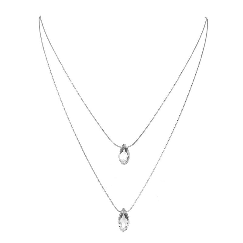 Glass Water Drop Necklace