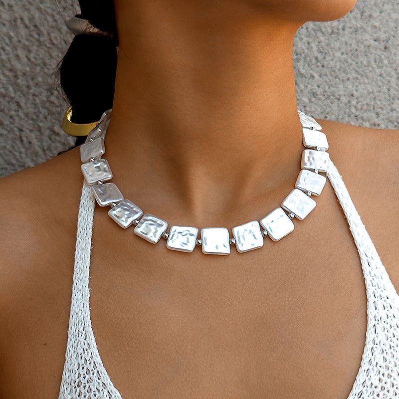 Baroque Pearl Necklace for Wedding Banquet Prom Party