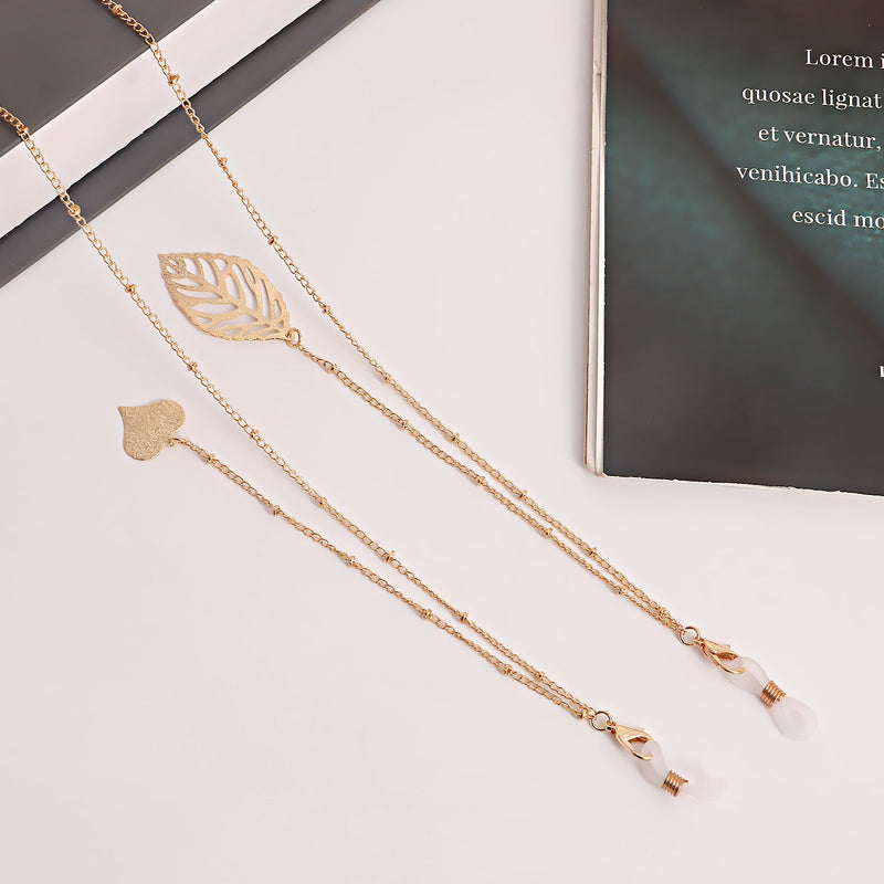 Leaf Charm Eyeglasses Holder Chain Sunglasses Rope Lanyard Straps