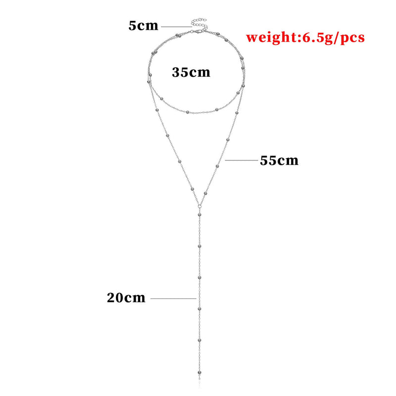 Sexy Tassel Long Necklace Multiple Layers