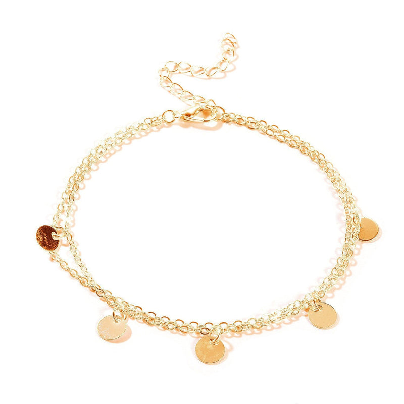 Round Charm Foot Bracelet