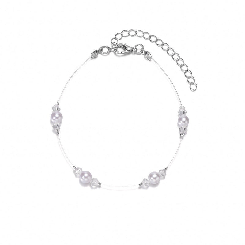 Pearl Bead Anklet Jewelry