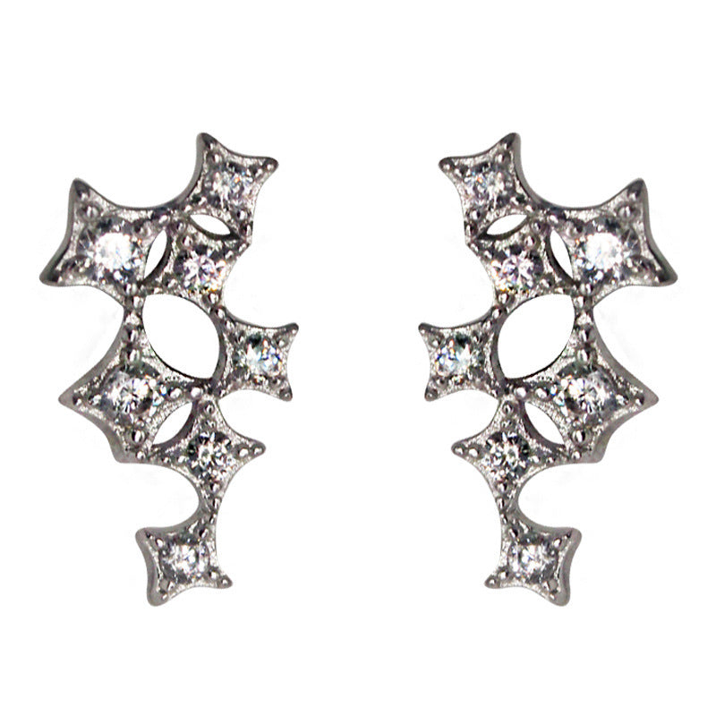 Rhinestone Star Earrings