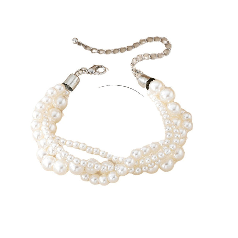 Multi-layer Beaded Chain Bracelet