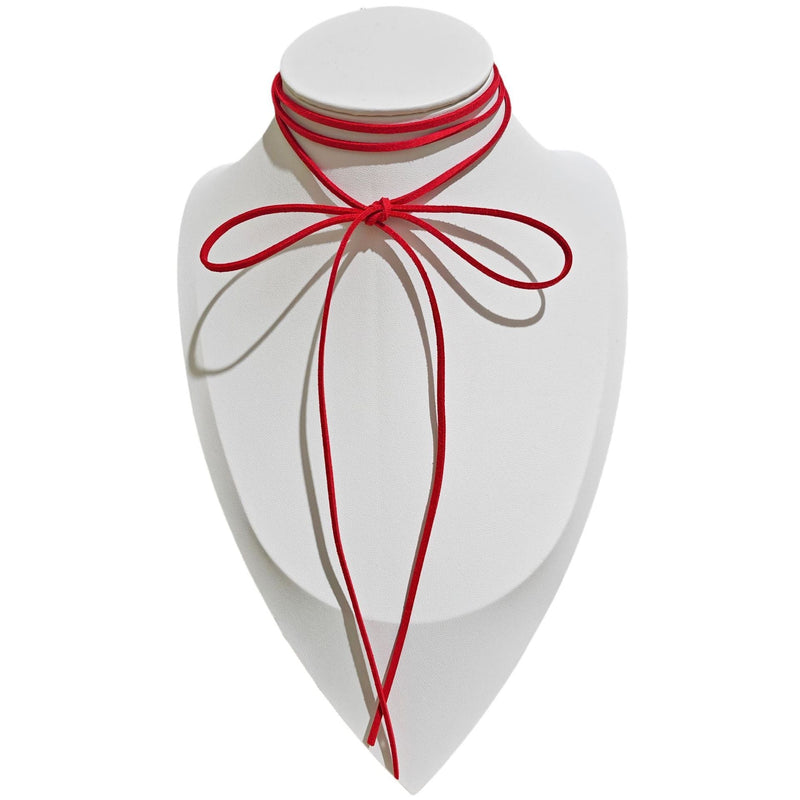 Thread Colored Hand Woven Rope Necklace