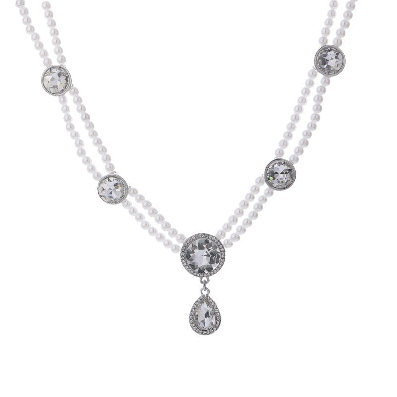 Vintage Irregular Exaggerated Pearl Necklace