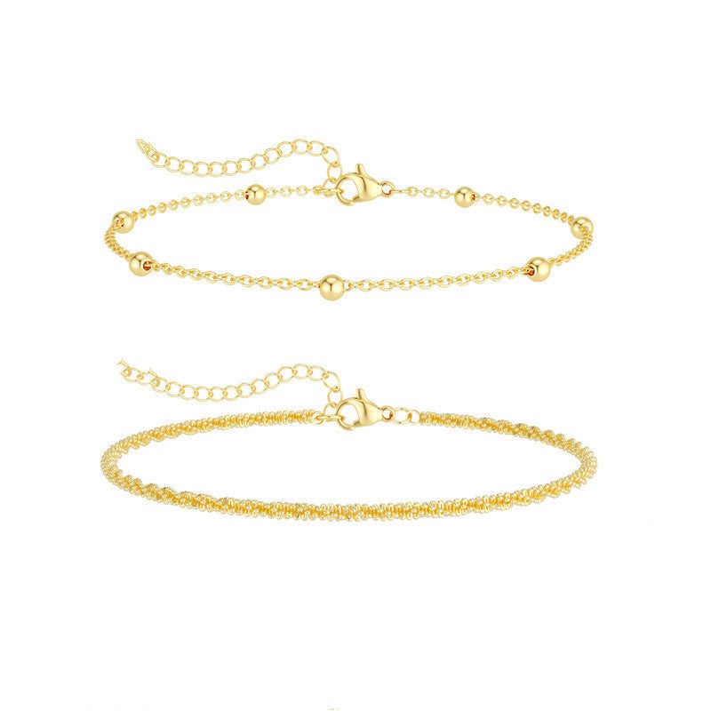 Multi Layer Anklet Fashion Gold Ankle Jewelry