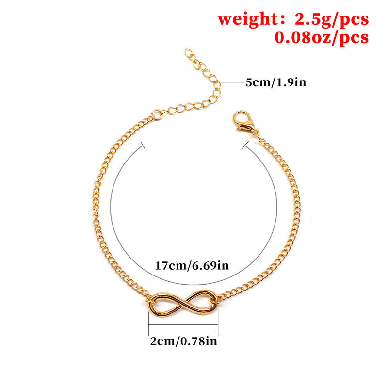 Custom Chain 8 Infinite Bracelet