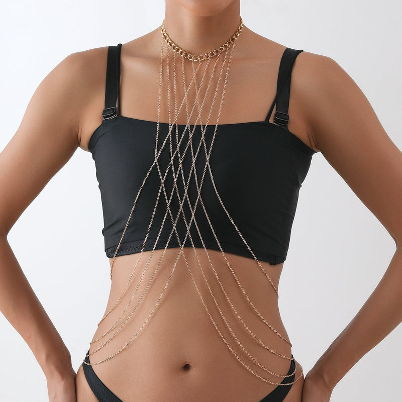 Multi-layer Tassel Chain Waist Chain for Women