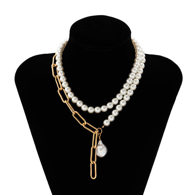 Pearls Long Tassel Pendant Necklace for Women