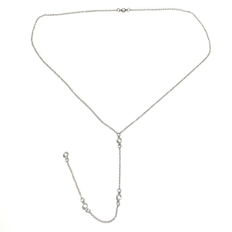 Sexy Style Crystal Back Chain Necklace