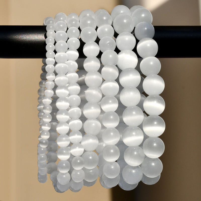 Round Natural Bead Stone Opal Bracelet