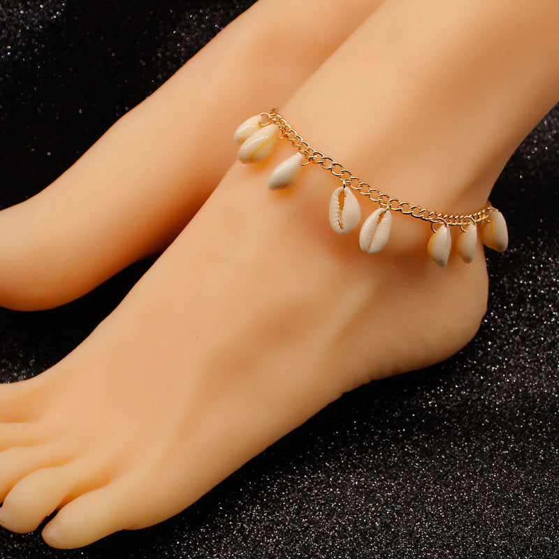 Sexy Slave Jewelry Foot Shell Anklet Chain