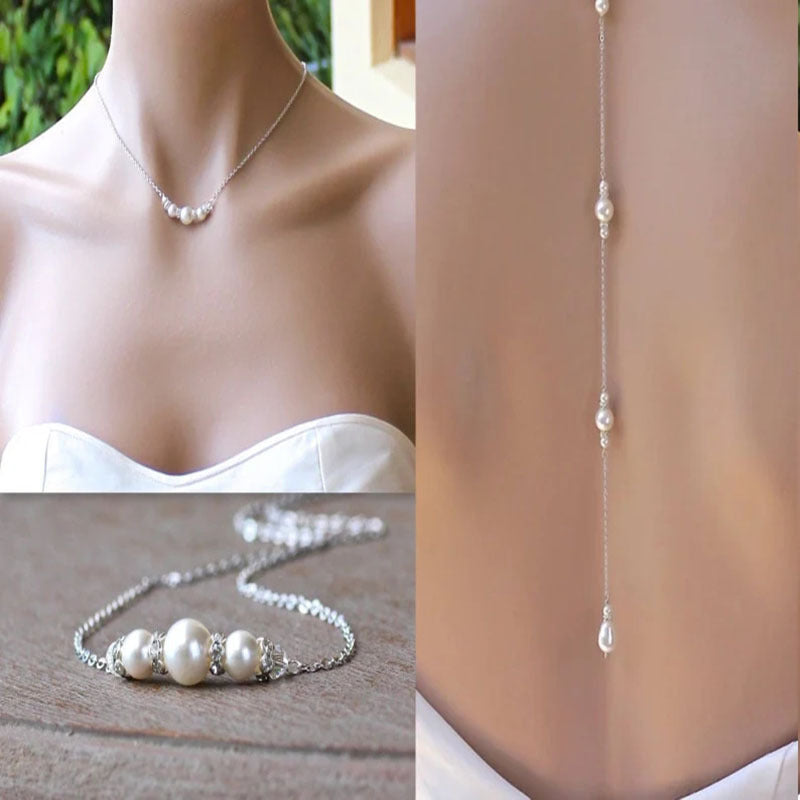 Elegant Back Chain Body Necklace