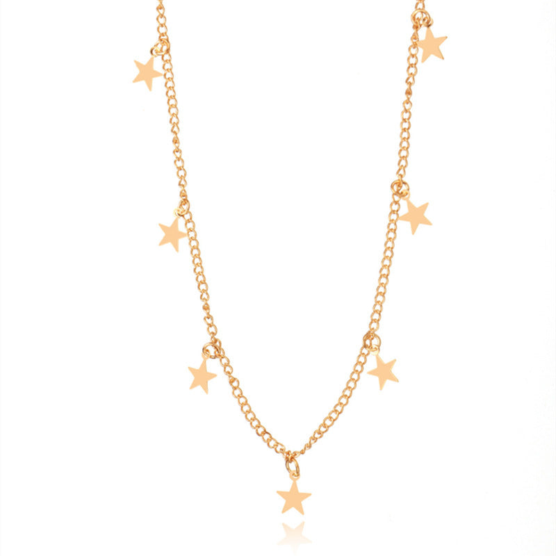 Star Tassel Pendants Necklace