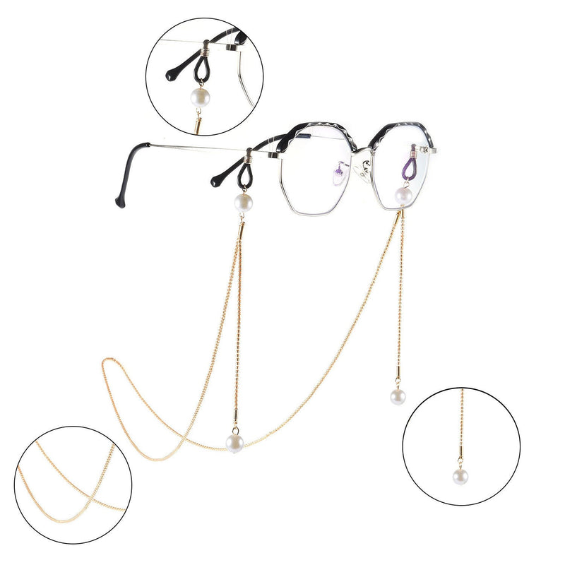Pearl Sunglass Strap Eyeglass Cord Eyeglass Metal Chain