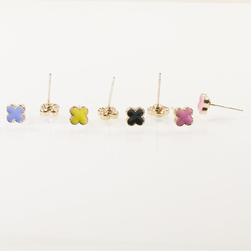 Clover stud earrings set Jewelry