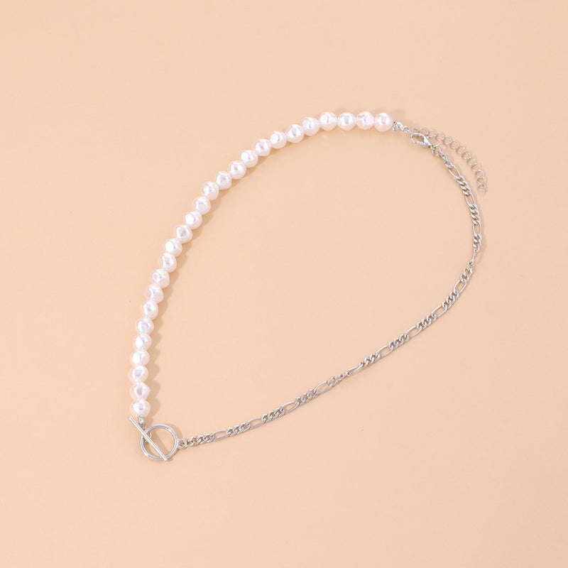 OT Buckle Choker Necklace Jewelry Women