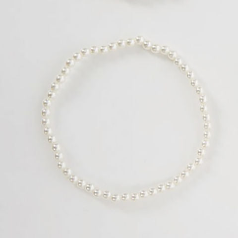 Elegant Glass Pearl Beaded Bracelet